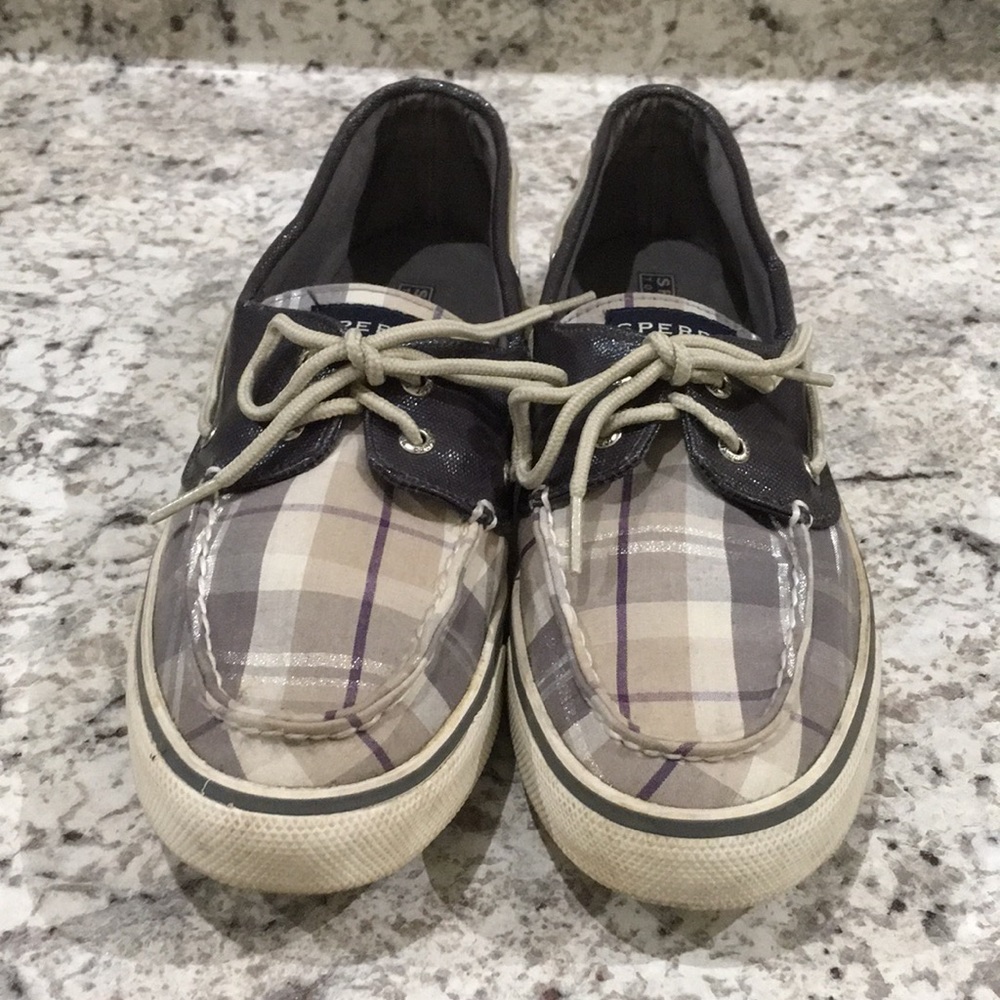 ⛔️REDUCED⛔️ Sperry Top Siders Plaid Shoes